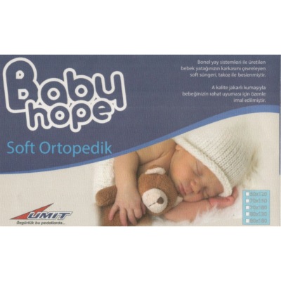 Onlıne-Yatak 70X170 Babyhope Ortopedik Yaylı Yatak 70*170 Mobilya Beşik Yatağı