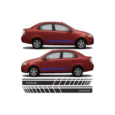 Chevrolet Kalos İçin Yeni Uyumlu Aksesuar Oto Yan Şerit Yeni Sticker