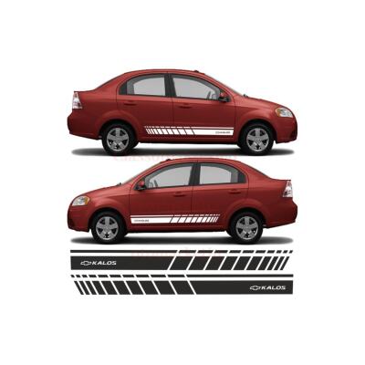 Chevrolet Kalos İçin Yeni Uyumlu Aksesuar Oto Yan Şerit Yeni Sticker