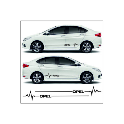 Opel Astra F İçin Uyumlu Aksesuar Yan Şerit Oto Ritim Sticker