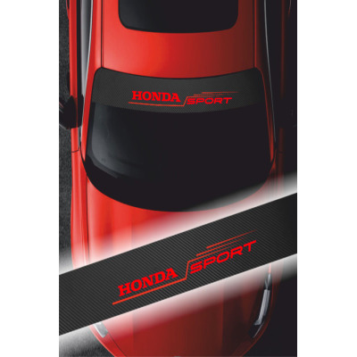 Honda Civic Ön Cam Oto Sticker