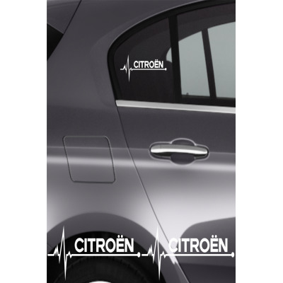 Citroen C5 Ritim Oto Sticker (2 Adet)
