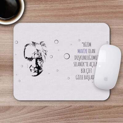 Özel Atatürk Tasarımlı Mousepad - 2