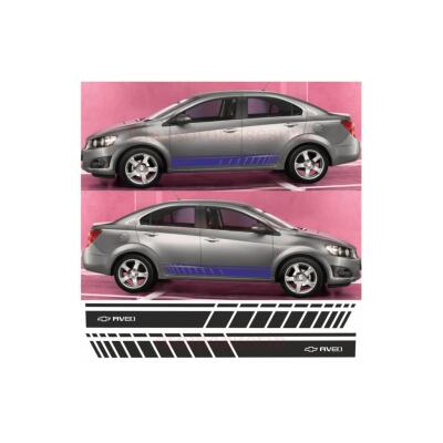 Chevrolet Aveo İçin Uyumlu Aksesuar Oto Yan Şerit Sticker