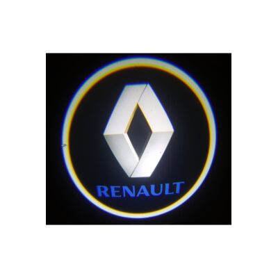 Renault Araçlar Için Pilli Yapıştırmalı Kapı Altı Led Logo