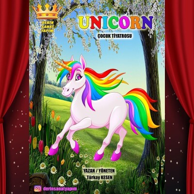 'Sevimli Boynuz Unicorn' Çocuk Tiyatro Bileti