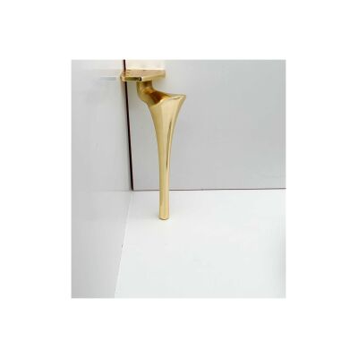 Elegant Gold Mobilya Koltuk Ayağı Chester Komidin Tv Ünitesi Vestiyer Ayağı 21 Cm 16 Adet