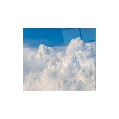 Cam Ocak Arkası Koruyucu Tezgah Ankastre Arkası Koruyucu Bulut 25 X 35 Cm