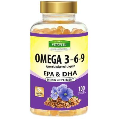 Vitapol Balık Yağı Omega 3-6-9 100 Softgel