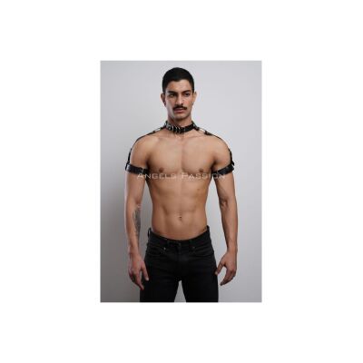 Findit Kol - Boyun - Ve Omuz Detaylı Şık Erkek Harness, Erkek Partywear - Apftm90 (Findit)