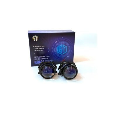 P50M Diamond Mercek Blue Lens Bi-Led Projektör Far İçi Led Mercek 3,0 Inc High Power