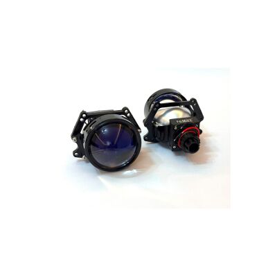 P50M Diamond Mercek Blue Lens Bi-Led Projektör Far İçi Led Mercek 3,0 Inc High Power