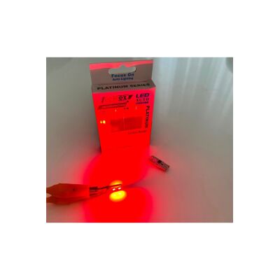 T10 3030 Chip 4Smd 250 Lumen Kırmızı Led Ampul Mükemmel Parlaklık