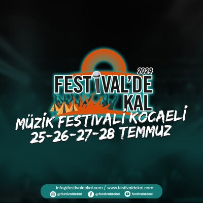 25-28 Temmuz Festival'de Kal Müzik Festivali Kocaeli 2024 Giriş Bileti
