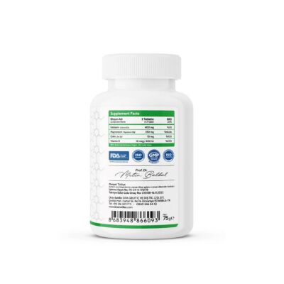 S1™ Kalsiyum, Magnezyum, Çinko Ve Vitamin D 60 Tablet Gıda Takviyesi Kemik Sağlığı (Cal,Mag,Zn,Vitd)