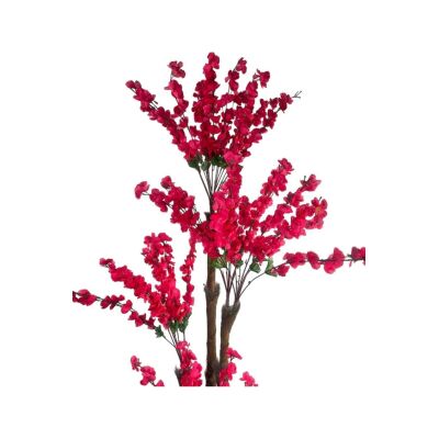 Yapay Ağaç Bahardalı Japon Kiraz Çiçeği 4Katlı Fuşya 170*65Cm