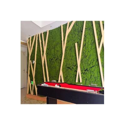 Yapay Çiçek Duvar Kaplama Yosun Paneli 1M2 100*100Cm Moss Dik Duvar Uygulama