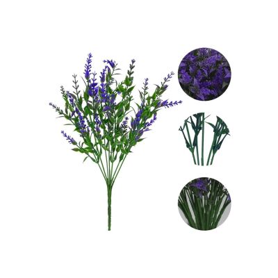10Lu Set Yapay Çiçek Şimşir Demet Garnitür Yeşil Aradal Dekoratif Yapay Bitki