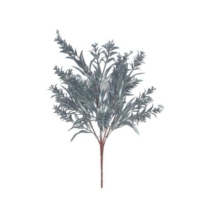 Yapay Çiçek Gümüş Rosemary Demet Garnitür Aradal Dekoratif Yapay Bitki