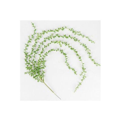Yapay Çiçek Sarkan Açık Yeşil String Okaliptus Skulent 70Cm 5Dal