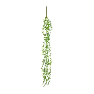 Yapay Çiçek Sarkan Açık Yeşil String Okaliptus Skulent 70Cm 5Dal