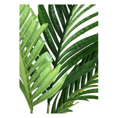 Yapay Ağaç Areka Ağacı Palmiye Ağacı Salon Bitkisi 140Cm Siyah Saksılı