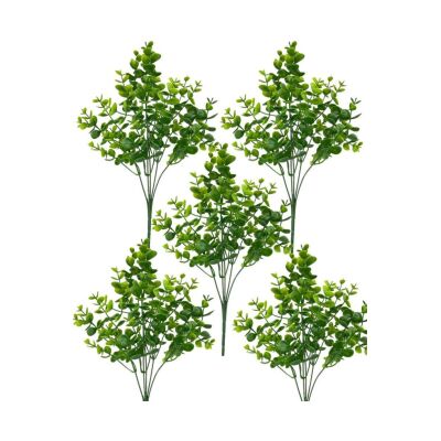 5Li Set Yapay Çiçek Şimşir Demet Garnitür Yeşil Aradal Dekoratif Yapay Bitki