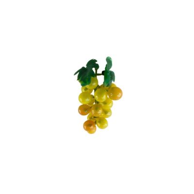 Yapay Meyve 3 Adet Yeşil Üzüm Küçük Boy Süs Dekoratif Sahte Meyve