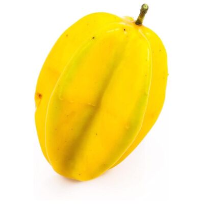 Yapay Meyve Carambole Star Fruit Yapay Yıldız Meyvesi Sarı 6 Lı Paket