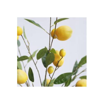 Yapay Limon Dalı 100Cm Yapay Çiçek Limon Ağacı Dalı