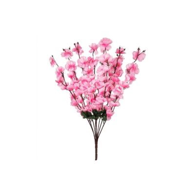 Yapay Çiçek Bahardalı Japon Kiraz Çiçeği 7 Dallı 57Cm Pembe