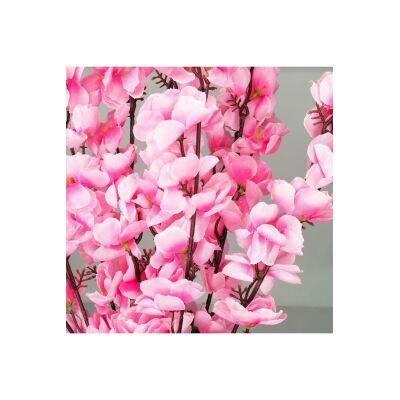 Yapay Çiçek Bahardalı Japon Kiraz Çiçeği 7 Dallı 57Cm Pembe