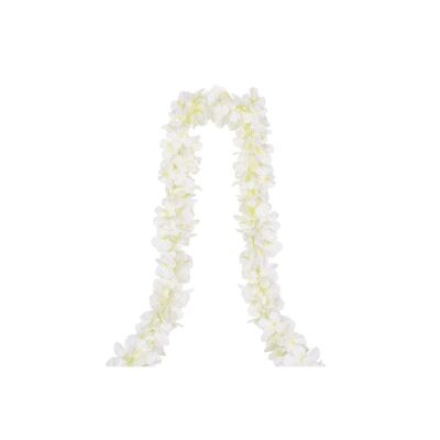Yapay Çiçek Dolanan Sarkan Ortanca Çiçekli 100 Cm Beyaz