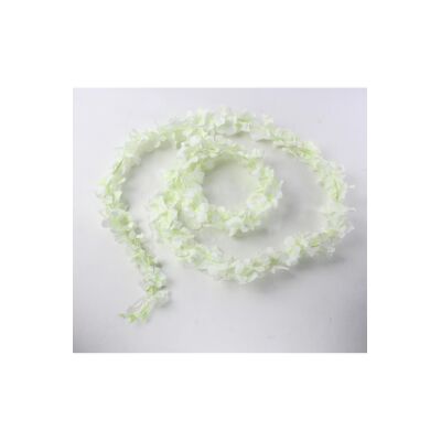 Yapay Çiçek Dolanan Sarkan Ortanca Çiçekli 100 Cm Beyaz