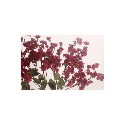 Yapay Çiçek Bahardalı Japon Kiraz Çiçeği 9 Dallı 40Cm Mor