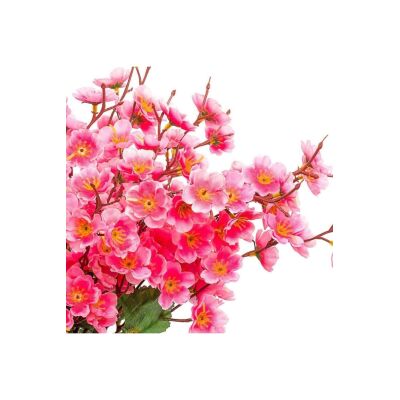 Yapay Çiçek Bahardalı Japon Kiraz Çiçeği 9 Dallı 40Cm Pambe Açık