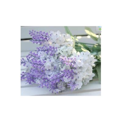 Yapay Çiçek Lavanta Demeti 10 Kafa Beyaz
