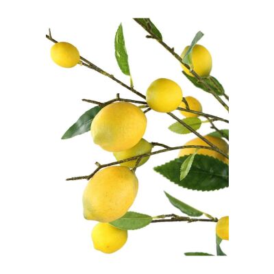 Yapay Limon Dalı 100Cm Yapay Çiçek Limon Ağacı Dalı