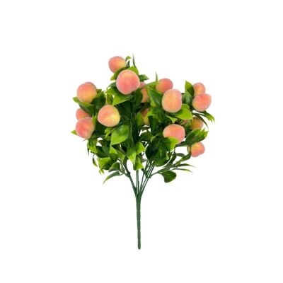 3Lü Set Yapay Nar Demeti Yapay Çiçek 30*20Cm Yeşil Yapraklı