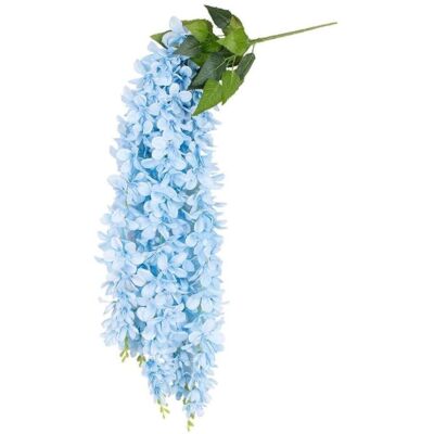 Yapay Çiçek Sarkan Lüx Akasya 70Cm Mavi