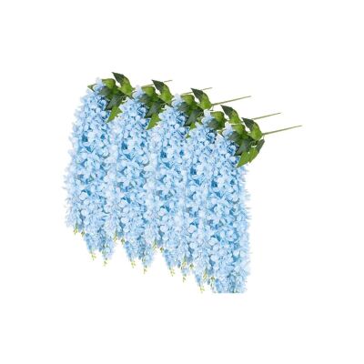 Yapay Çiçek Sarkan Lüx Akasya 70Cm Mavi