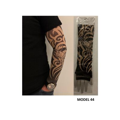 Giyilebilir Dövme 3 Çift 6 Adet Kol Çorap Dövmesi Sleeve Tattoo Set16