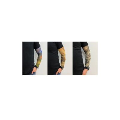 Giyilebilir Dövme 3 Çift 6 Adet Kol Çorap Dövmesi Sleeve Tattoo Set10