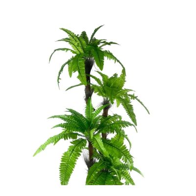 Yapay Ağaç Sıkas Palmiye Açık Yeşil 4Katlı 72Yaprak 150Cm Salon Çiçeği Yapay Çiçek