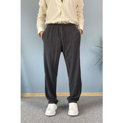 Cepli Salaş Kırçıllı Basic Baggy Pantolon