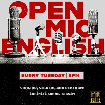 English Stand Up Taksim Comedy Open Mic Bileti