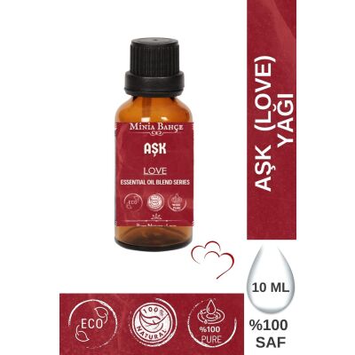 Aşk ( Love ) Uçucu Yağ Karışımı, %100 Saf, 10 Ml