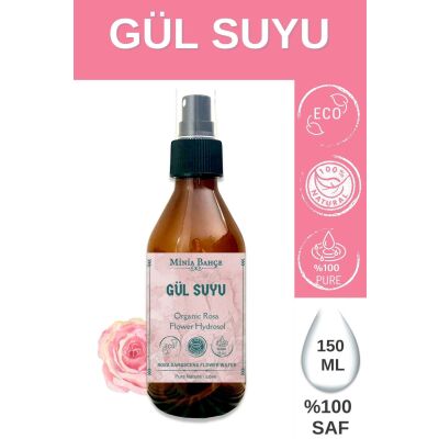 Gül Suyu %100 Doğal, Yağlı, 150Ml