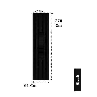 Akustik Duvar Paneli Plus Mdf Duvar Paneli Akupanel Ses Yalıtım & Dekor Akupanel Siyah