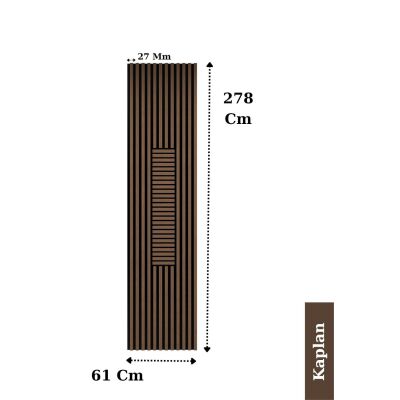 Akustik Duvar Paneli Plus Mdf Duvar Paneli Akupanel Ses Yalıtım & Dekor Akupanel Kahverengi